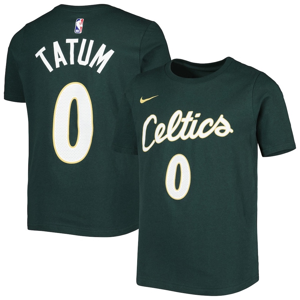 Jayson Tatum Boston Celtics Nike 2022/23 City Edition Name w/#, Kelly Green XXL